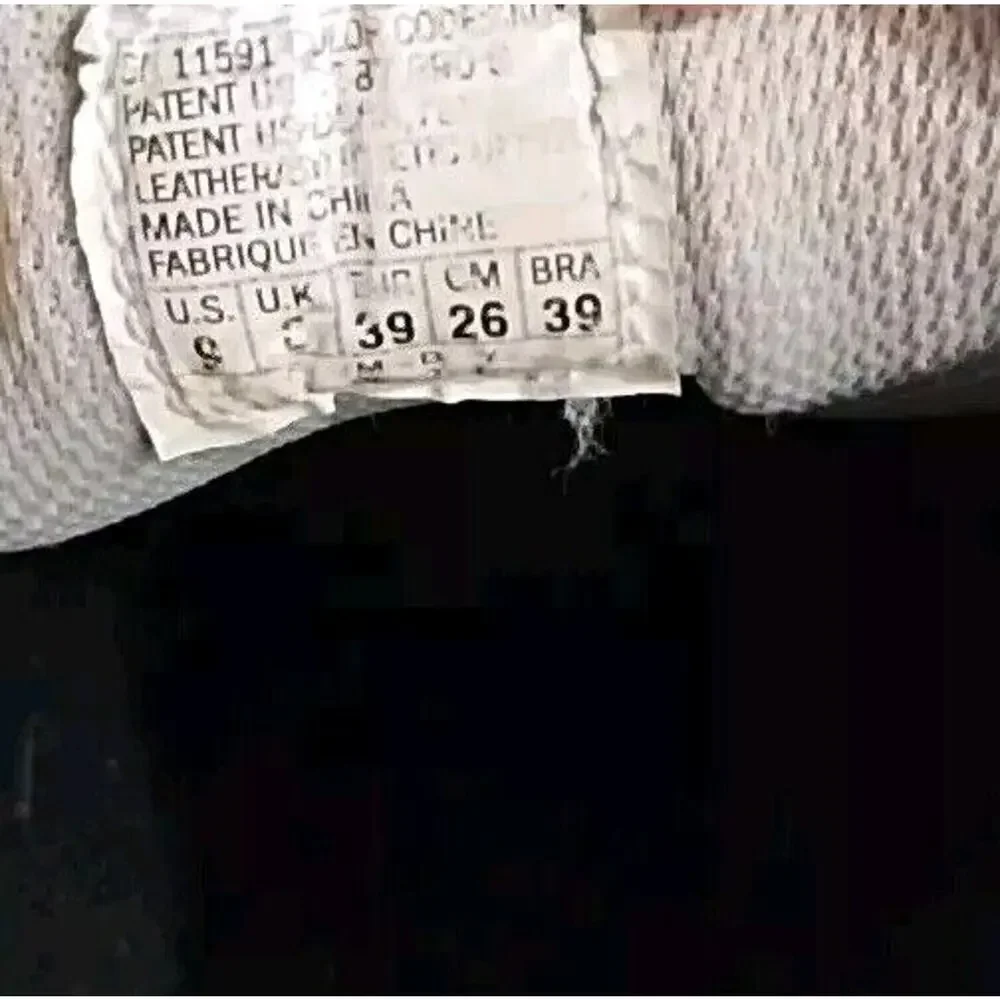 💕Skechers Shoes D'Lites Black silver Leather Slip On #11591 Women's 9 sparkle - Picture 9 of 10